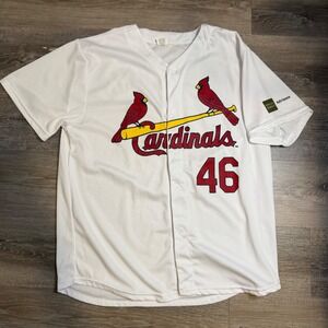 MLB St Louis Cardinals Paul Goldschmidt 46 Baseball Jersey White Mens XL